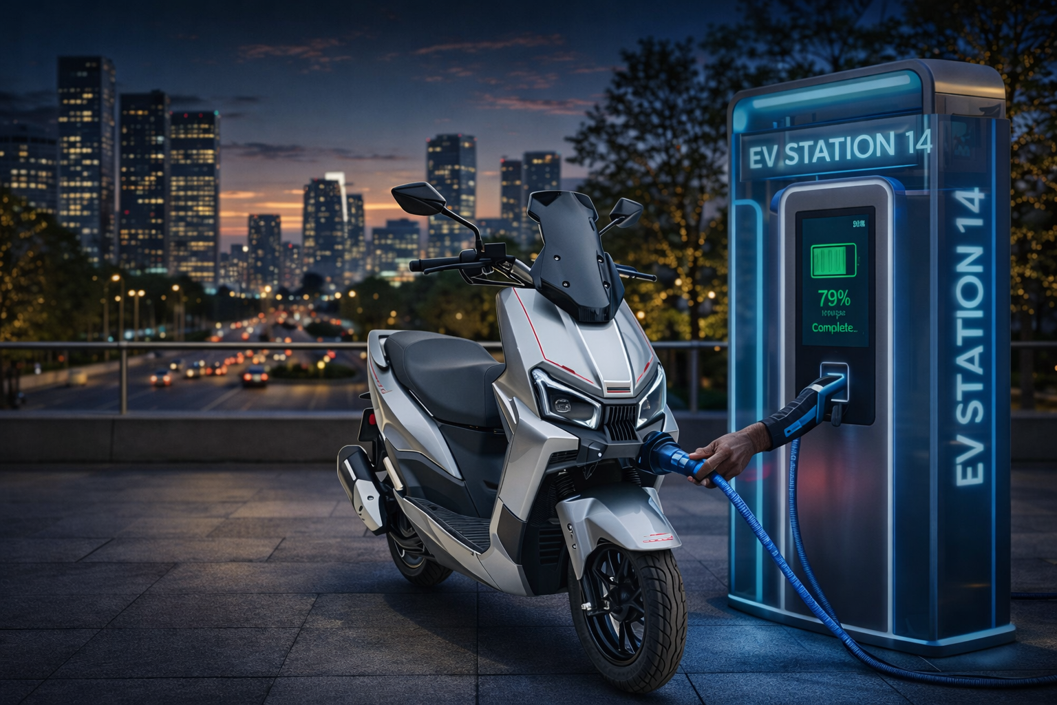 Advanced EV Technology - High-Density Battery and Smart UI Barlowface